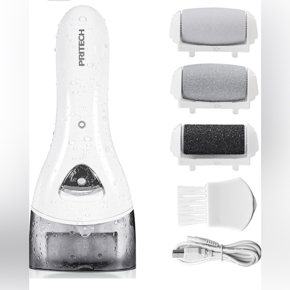 Pritech Electric Foot Callus Remover White (041) - Picture 1 of 5